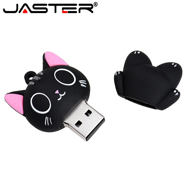 JASTER usb pendrive cartoon cat usb flash drive et 4GB 8GB 16GB 32GB 64GB 128GB USB 2.0 pen drive usb memory stick u disk JASTER usb pendrive cartoon cat usb flash drive et 4GB 8GB 16GB 32GB 64GB 128GB USB 2.0 pen drive usb memory stick u disk