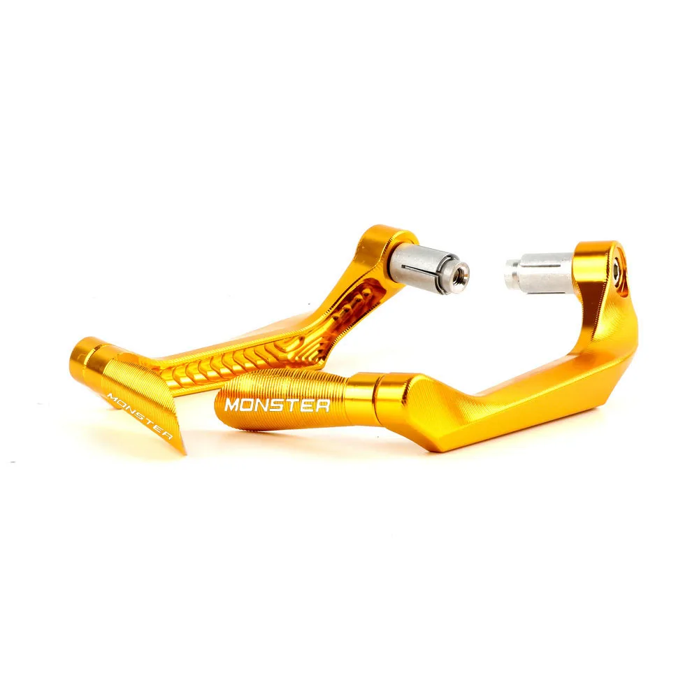 Gold 7/" 22 мм CNC алюминиевые Рычаги Тормозная система сцепления для DUCATI MONSTER 1200 S/R 797 821 696 695 - Цвет: Gold