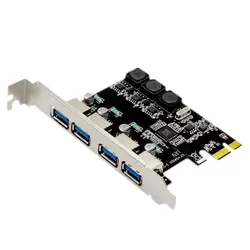 4 порта Usb 3,0 Pci Express карта расширения Pcie Pci-E Usb 3,0 хост-контроллер 4 X Usb3.0 Usb 3,0 добавить на карты расширения