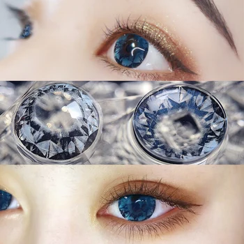 

Hot Jewelens Colored Contact Lenses Color lens for Eyes Colorful Cosmetic Con Large Diameter Diamonds Series