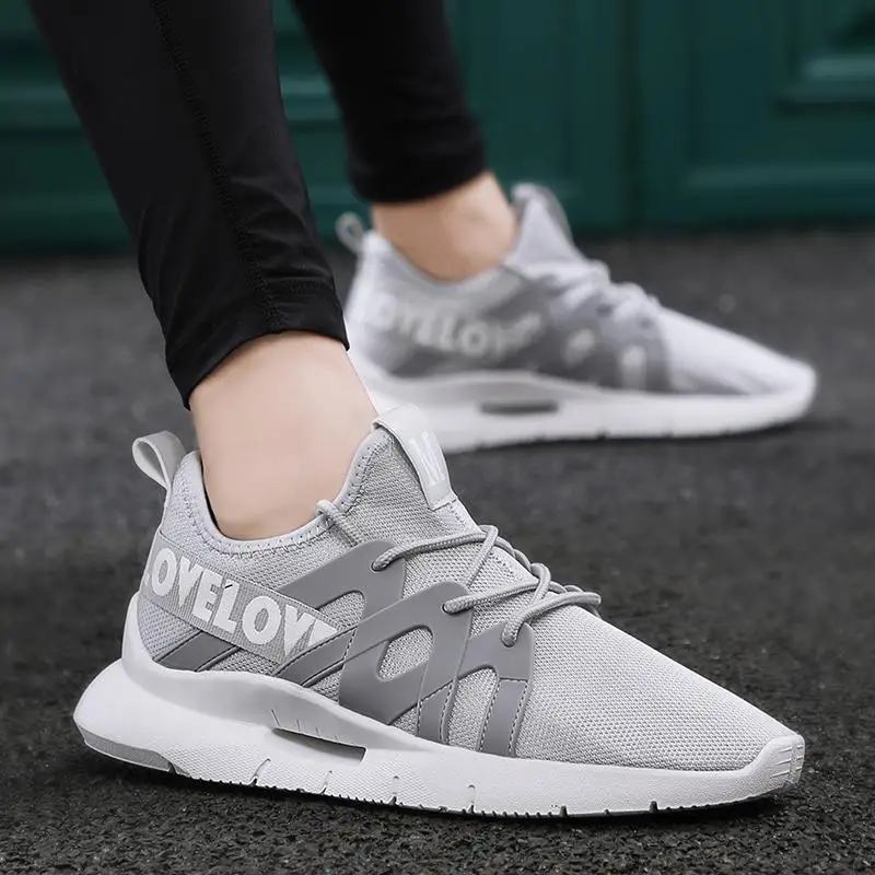 

Summer Breathable Mesh Casual Sports MEN'S SHOES Korean-style Fly Woven Trend of Fashion Students Running Shoes Fashion Man