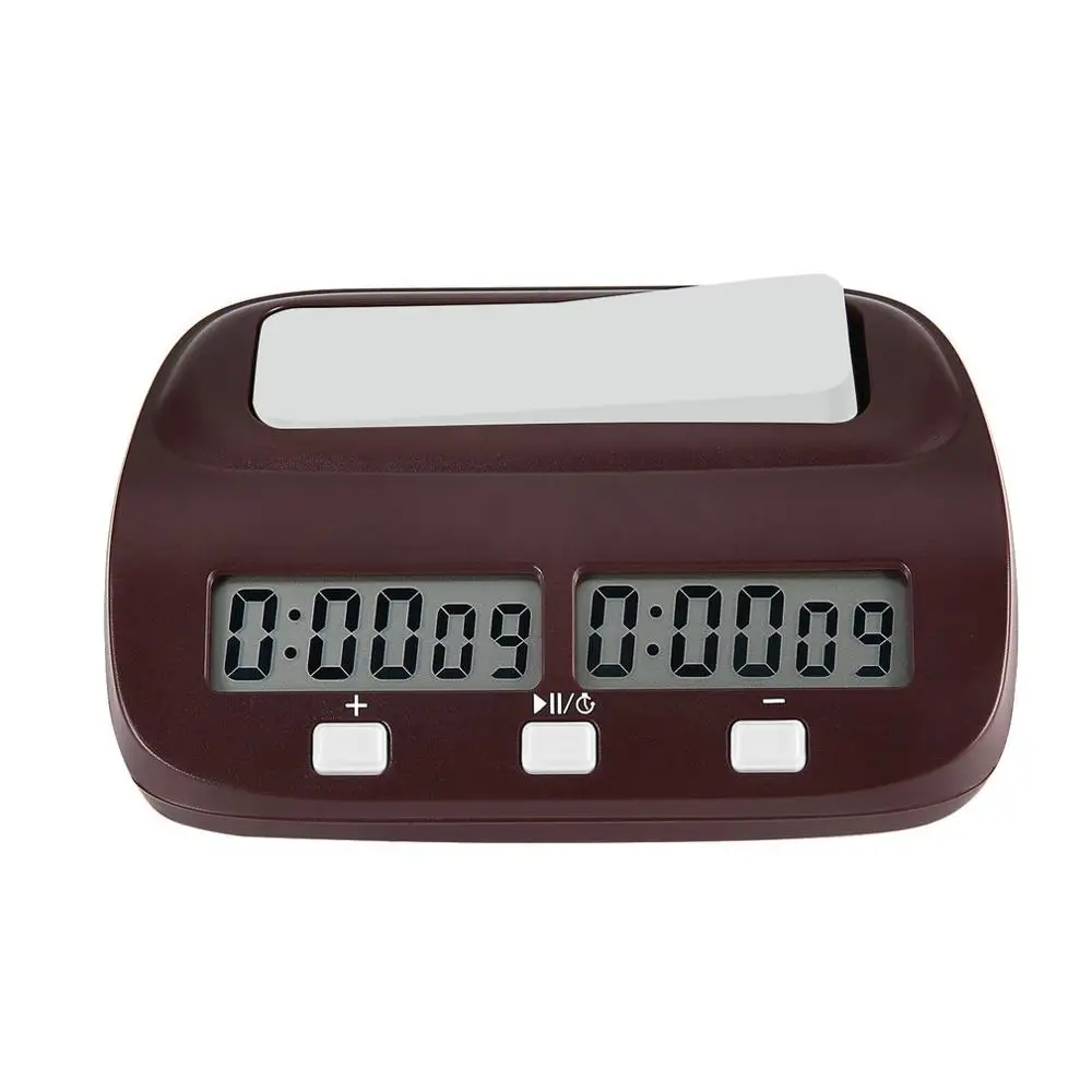 

2019 Professional Compact Digital Chess Clock Count Up Down Timer Electronic Board Game Bonus Competition Master Tournament