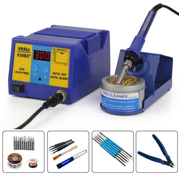 

YIHUA939BD+ Anti Static Electric Welding Machine Constant Temperature Soldering Station Automatic Sleep Fuction Lead-Free Solder