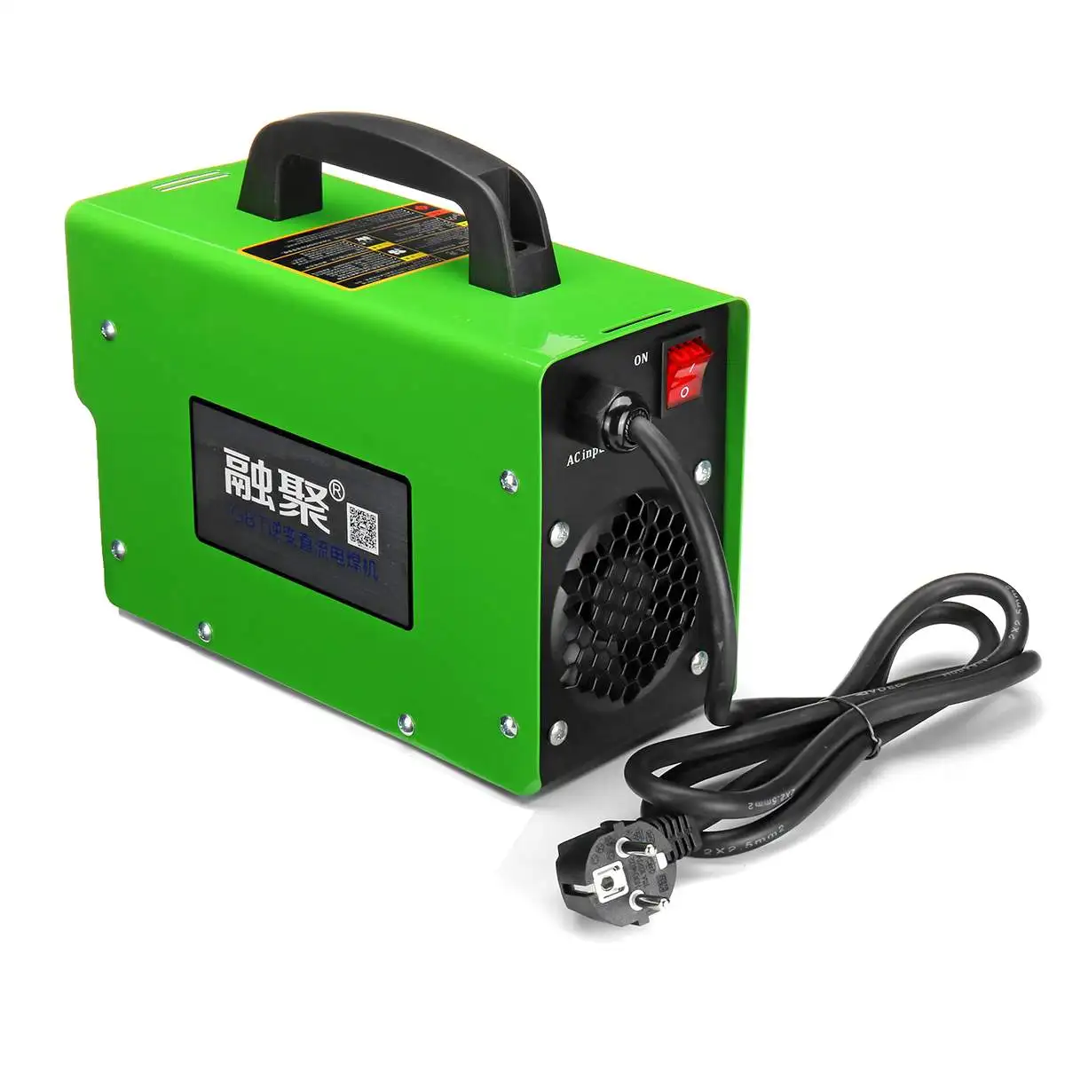 220V 20A-200A Портативный мини IGBT дуговой сварочный аппарат полуавтоматический инвертор 4000W lcd паяльный сварочный инструмент