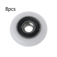 8 Pcs Shower Door Runner Rollers Wheels Pulleys Replacement Parts 23mm Diameter 1