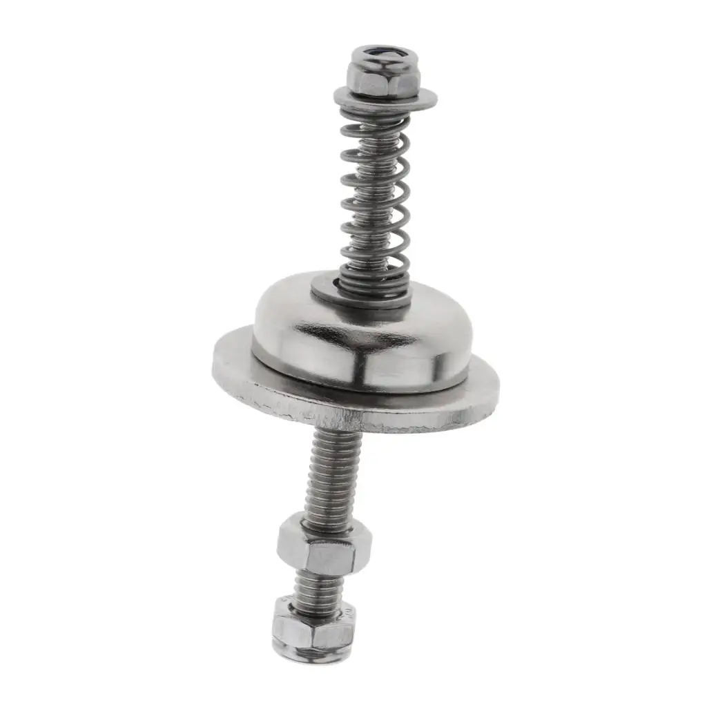 Folding Bike Magnetic Snap Buckles Stainless Steel Magnet Clips Lock 6mm Screw Holes Fork Mount Holder for Bicycle Storage