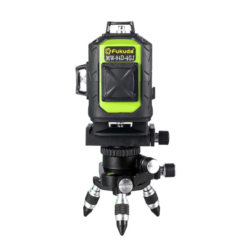 

New Fukuda MW-94D-4GJ 16 Line 4D Laser Cross Level Green Beam 360 Vertical and Horizontal Self-leveling Woodworking Tools