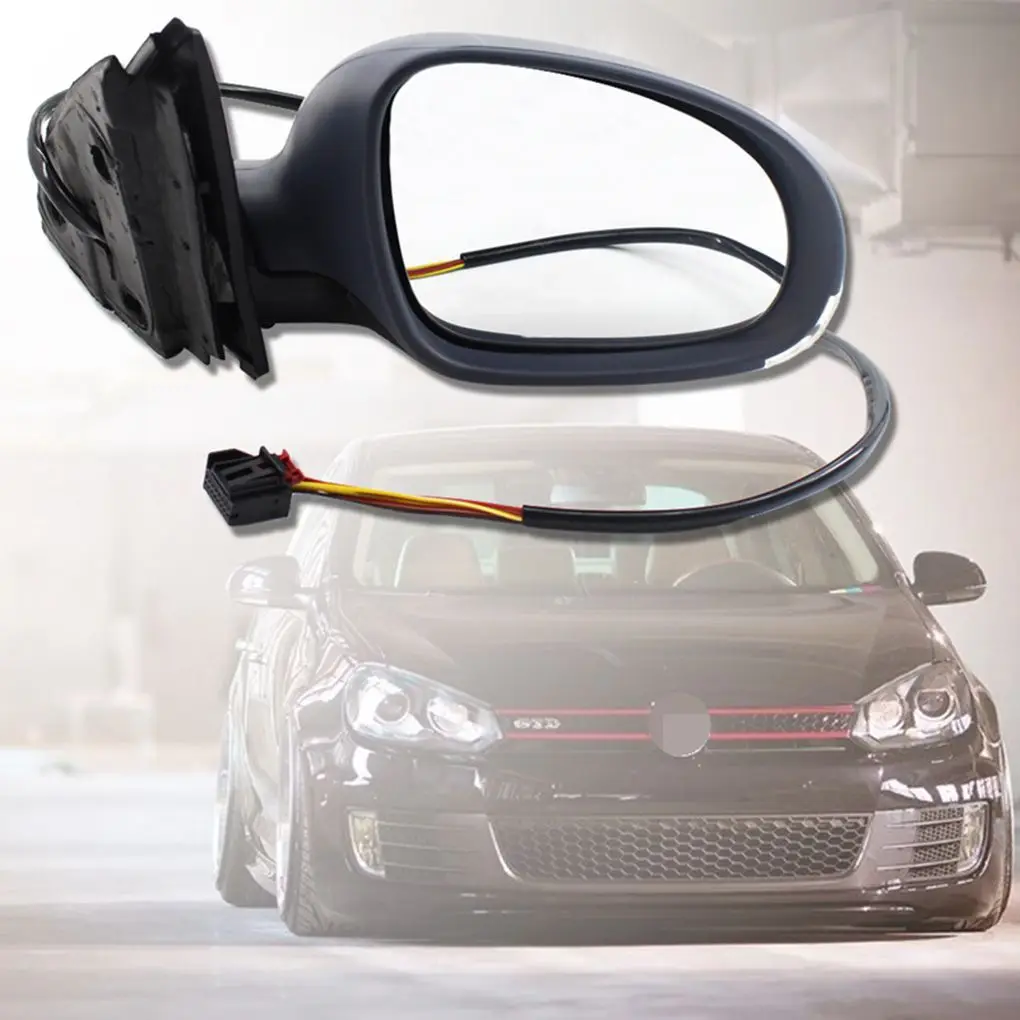 Замена для Sagitar Jetta MK5 1K1857508BG черное правое/левое крыло мощное зеркало стекло зеркало заднего вида