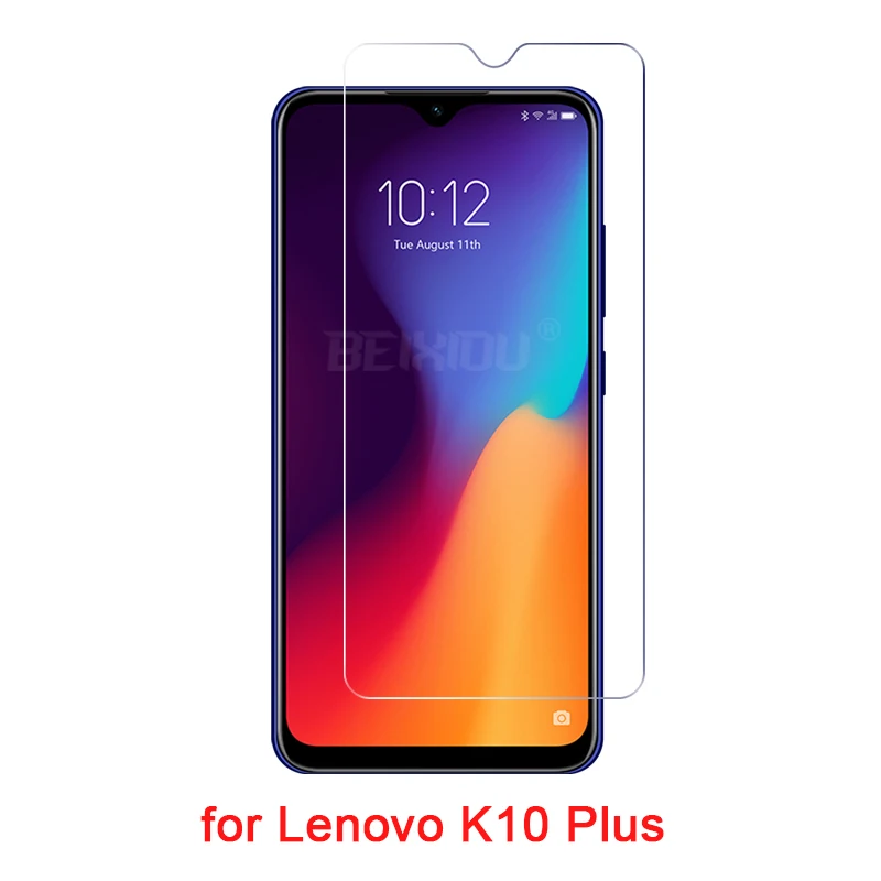 2 шт Полное закаленное стекло для lenovo K10 Plus защита экрана 2.5D 9h закаленное стекло для lenovo K10 Plus защитная пленка - Цвет: for Lenovo K10 Plus