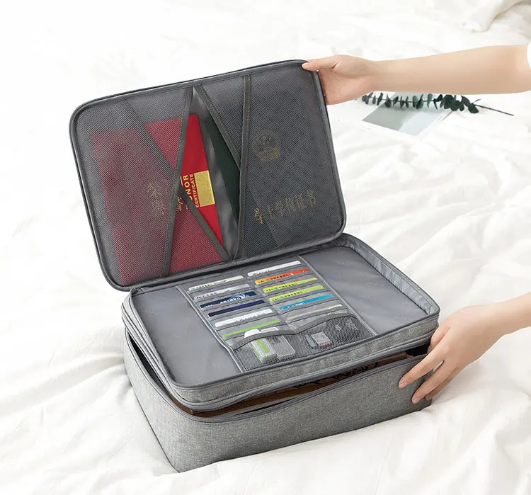 Сумка для офиса с паролем, многоцелевой портфель, полиэстер, A4, Сумка для документов, водонепроницаемая сумка для деловых поездок