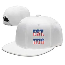 TSDFCAmerican сегодня. Бейсболка с плоским козырьком и флагом Дня независимости 1776