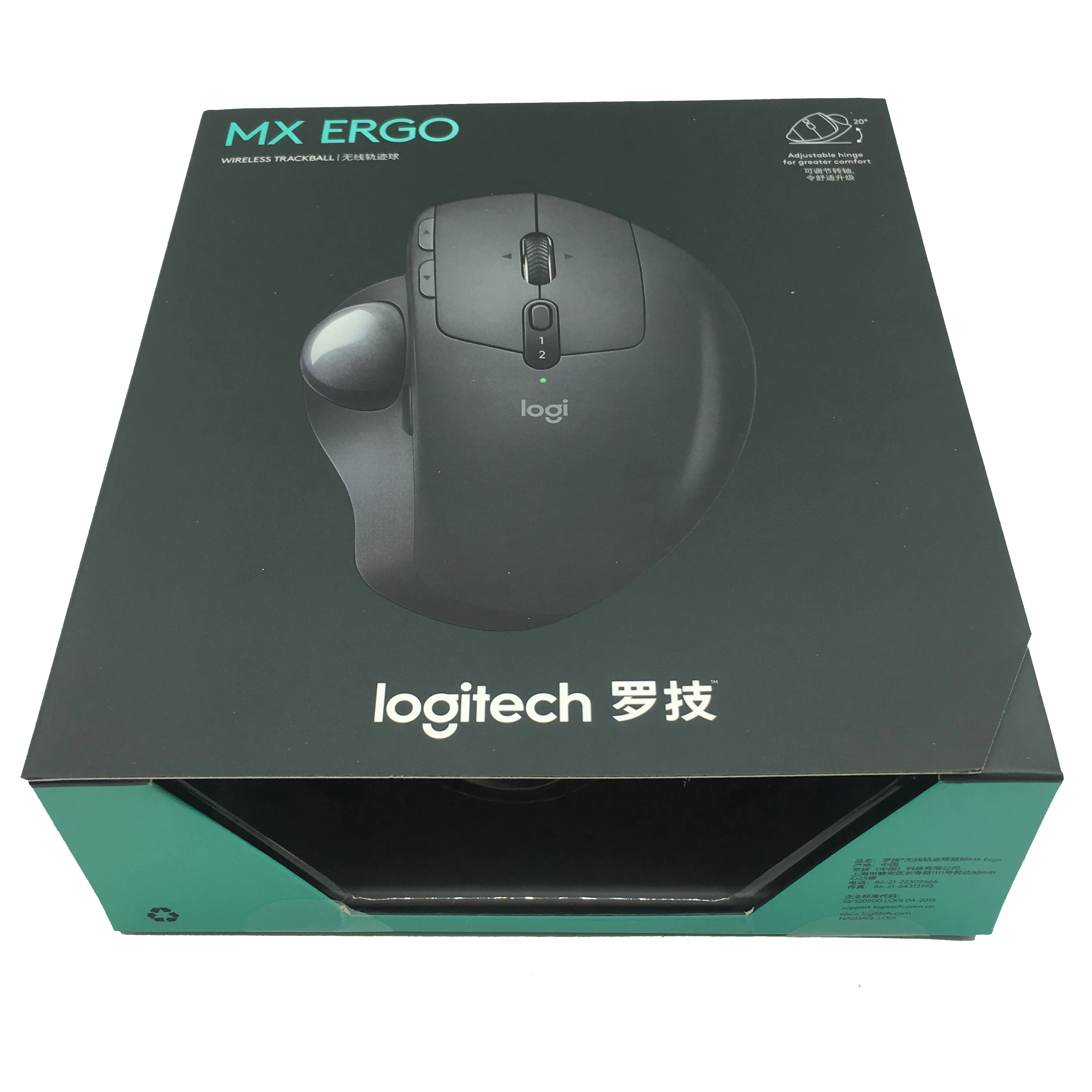 Мышь Logitech MX ERGO для рисования в офисе бизнеса ноутбука беспроводная улучшенная M570