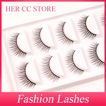

INDIVIDUAL PACKING 5PAIRS FASHION EYELASHES 0.07mm 3D SOFT DRAMATIC NATURAL THICK FALSE EYELASHES HIGH QUALITY MAKUP（A-16)