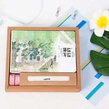 LEnWA цветная страница A5 Обнаженная эта простая пустая цветная Страница Ноутбук креативный студенческий закрепленный блокнот набор настраиваемый