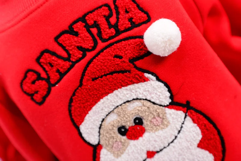 Рождественский свитер; Семейные комплекты на Рождество; Модная одежда для мамы, папы и меня; одинаковые комплекты для семьи; зимняя одежда из плотного флиса