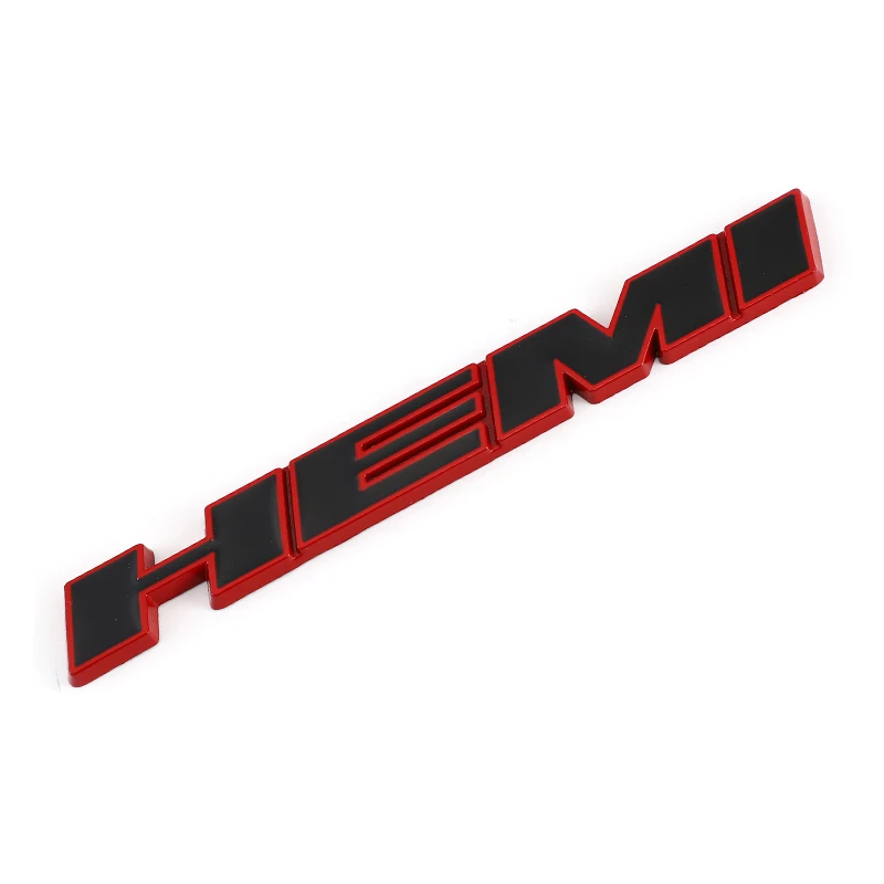 3D Металлическая Автомобильная наклейка логотип Hemi эмблема именная табличка значок наклейки для ram 1500 2500 3500 Jeep Dodge Challenger наклейки аксессуары для автомобиля - Название цвета: HEMI Sticker