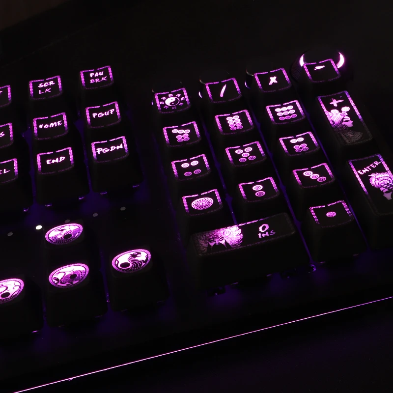  17 Keys Gaming LOL RGBY Backlit Translucent ABS Laser Keycaps  OEM Profile for All Cherry MX Razer Corsair Mechanical Keyboards (LOL) :  Electronics