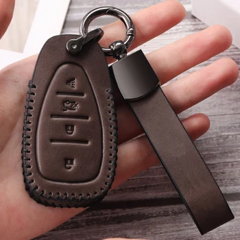 

Genuine leather key case for car Chevrolet Mai Ruibao xl key cover high-end explorer Chuangku Cruz car key bag buckle