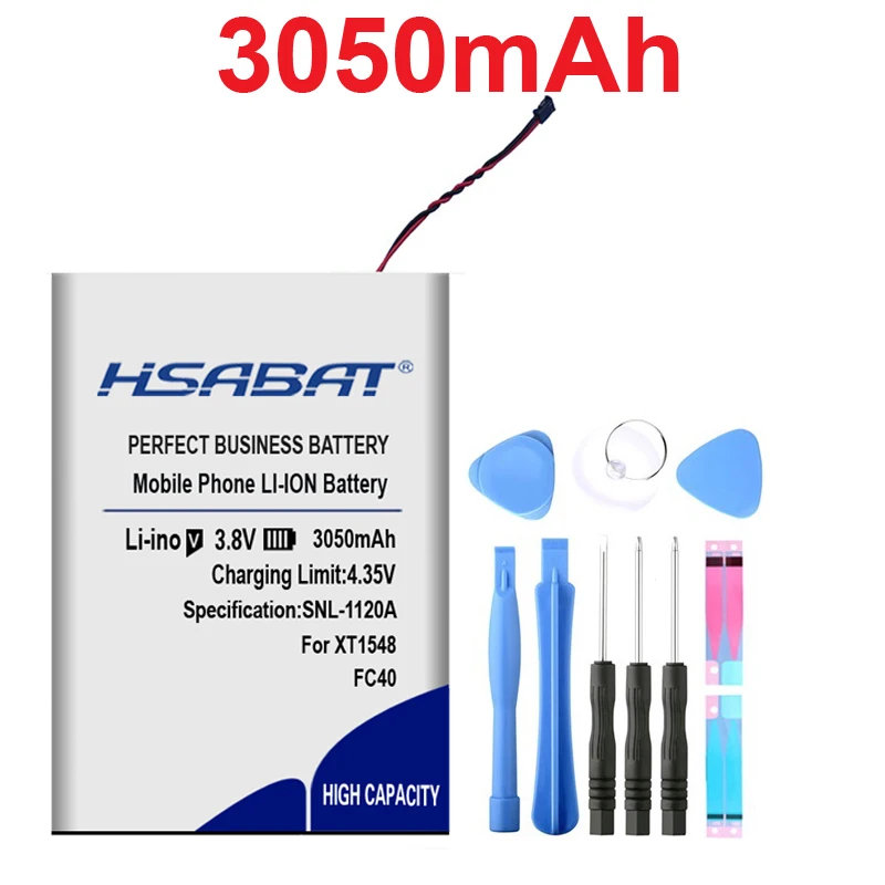 HSABAT FC40 Топ 3050 мА/ч, Батарея для Motorola Moto G для Moto G3 XT1540 XT1541 XT1543 XT1548 XT1550 XT1557 xt1544