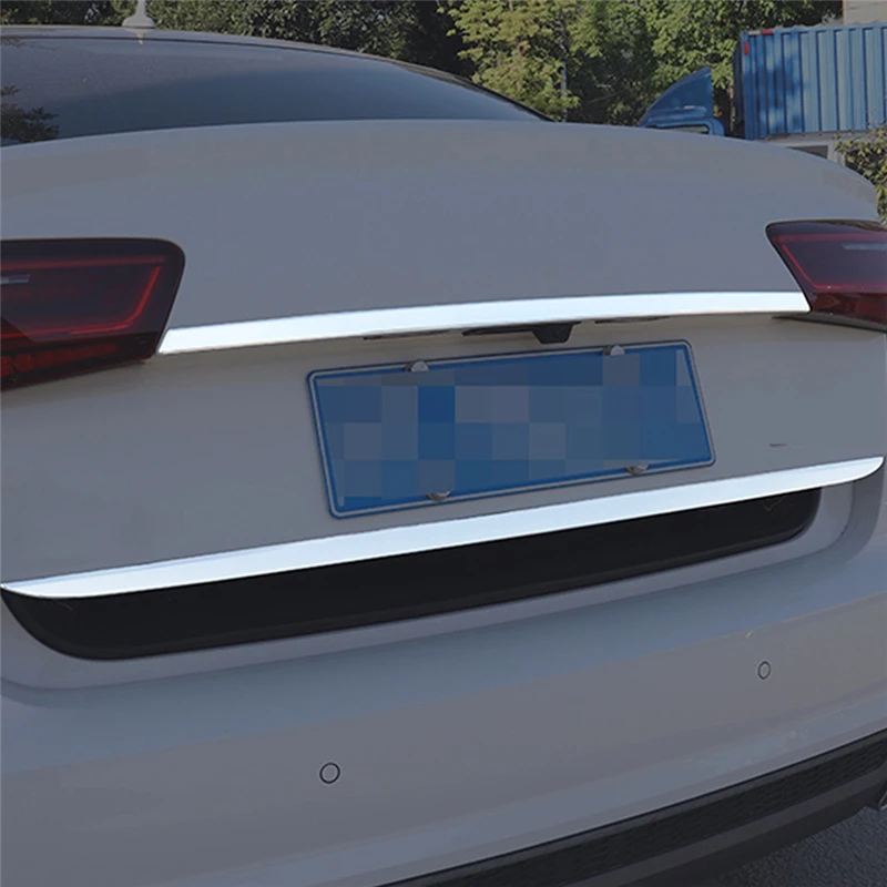 Carманго для Audi A6 C7 2011- автомобильный Стайлинг задняя дверь отделка багажника Накладка рамка наклейка хром внешние аксессуары