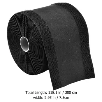 

3 Meter Floor Cable Cover Protect Cords Cable Protector Hook and Loop Strap Tape