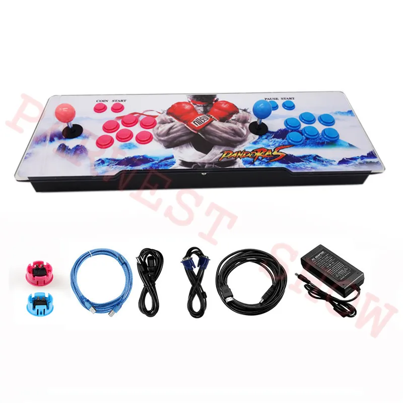 3D Pandora 2448 в 1 аркадная игровая консоль Figthing Stick с кнопкой 2500 В 1 печатная плата для 2 игроков домашняя аркадная машина - Цвет: 2448 in 1(A)