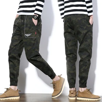 

FAVOCENT 2018 new loose loose casual pants big size men's camouflage overalls men's harem pants free shipping