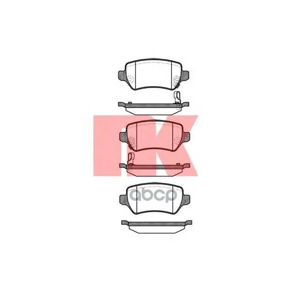 Колодки Тормозные Opel Astra G/H/Zafira A Задние Nk 223625 Nk арт. 223625