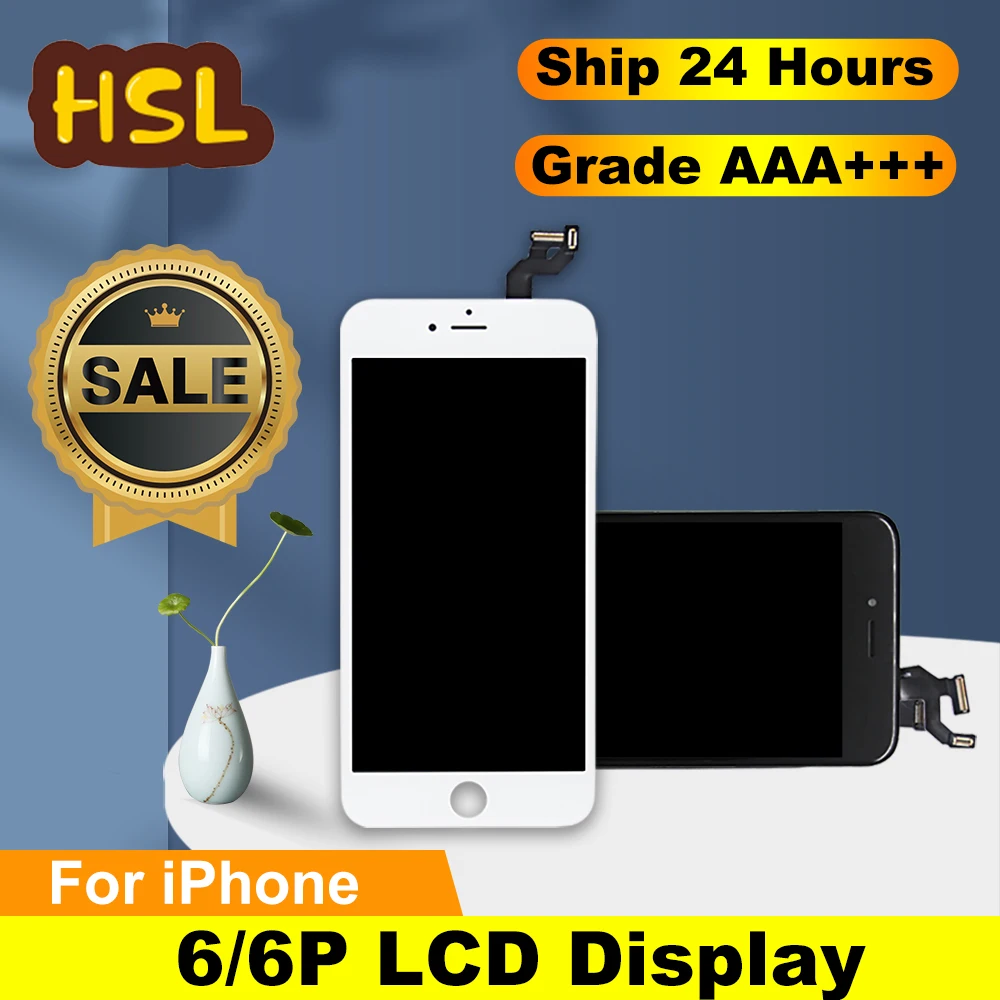 ЖК дисплей класса AAAA для iPhone 6 6S 6plus 6splus с идеальным 3D сенсорным экраном дигитайзер