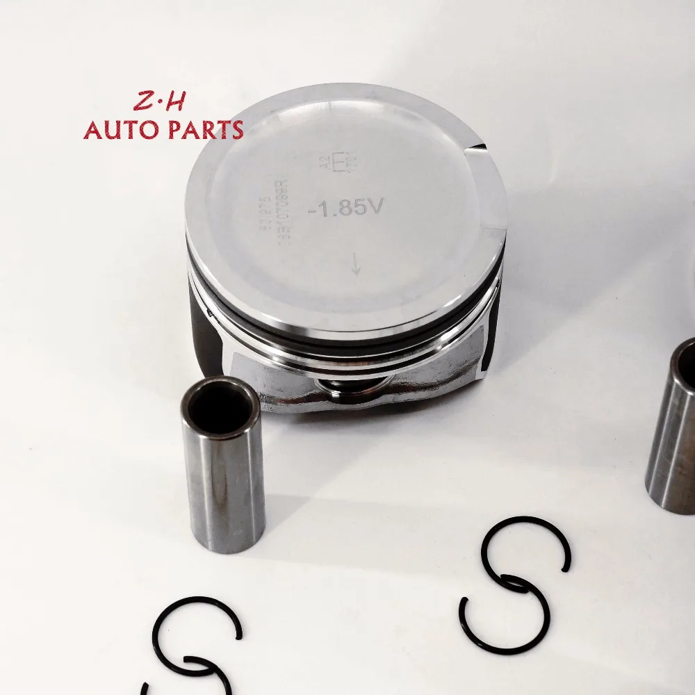 Новые 4 шт OEM поршневые STD 06B 107 065 N 81,0 мм булавки 19 мм для VW Jetta 4 Beetle Bora Golf GTI Passat AUDI TT A4 1,8 T
