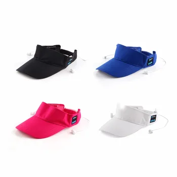 

JRGK Sport Wireless Bluetooth Headset Women Men Summer Bluetooth Sun Caps Earphone With Microphone for Samsung iphone Xiaomi