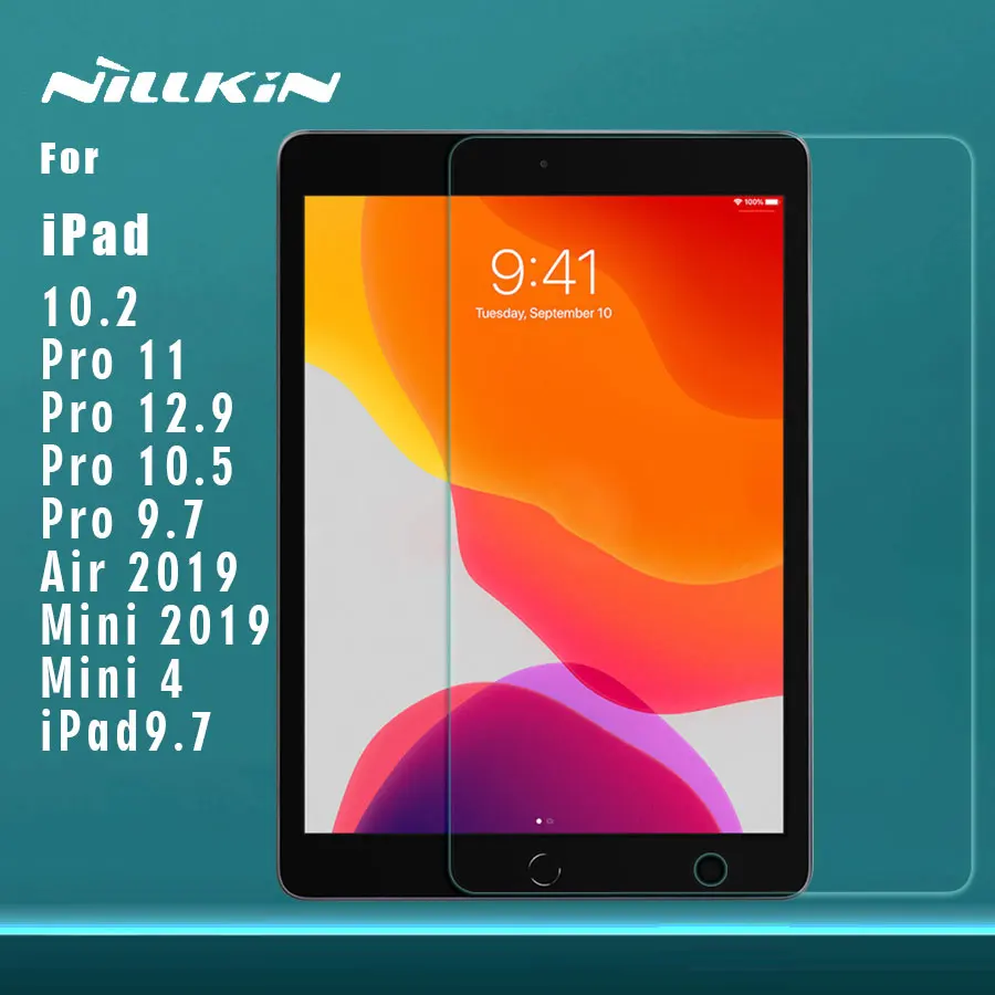 for iPad air 2019 Nillkin для iPad 10,2 iPad Pro 10,5 12,9 9,7 Pro 11 Air Mini 4 9,7 закаленное стекло 9H+ 2.5D Защитная пленка для экрана - Цвет: for iPad air 2019