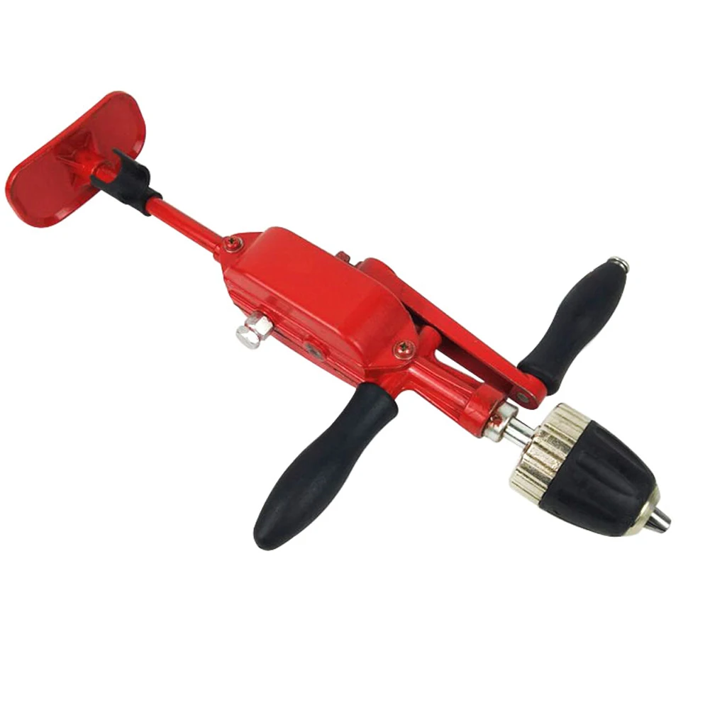 

0.8-10mm Drill Chuck Two Gear Hand Drill Automatic Miniature Hand Crank Tapping Machine Suitable for Wood Bamboo Hole Punching O