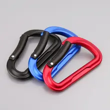 69HD Aluminum Alloy D-ring Carabiner Outdoor Camping Keychain Clip Snap Hook Buckle
