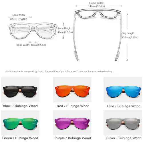 KINGSEVEN Sunglasses for Men Patented Design UV400 Polarization Natural Wood Sun Glasses Women 2023 Luxury Brand Quality - Image 5