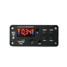 DC 12V Draadloze Bluetooth MP3 WMA Decoder Board Audio Module Ondersteuning USB TF AUX FM Audio Radio Auto MP3 speaker