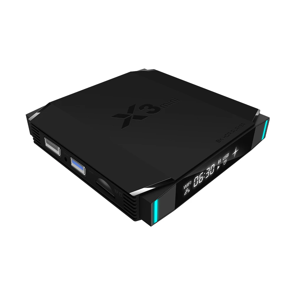 10 шт./лот X3 Мини android 9 0 tv box amlogic S905X3 четыре ядра 4 Гб оперативной памяти 32 ГБ 64