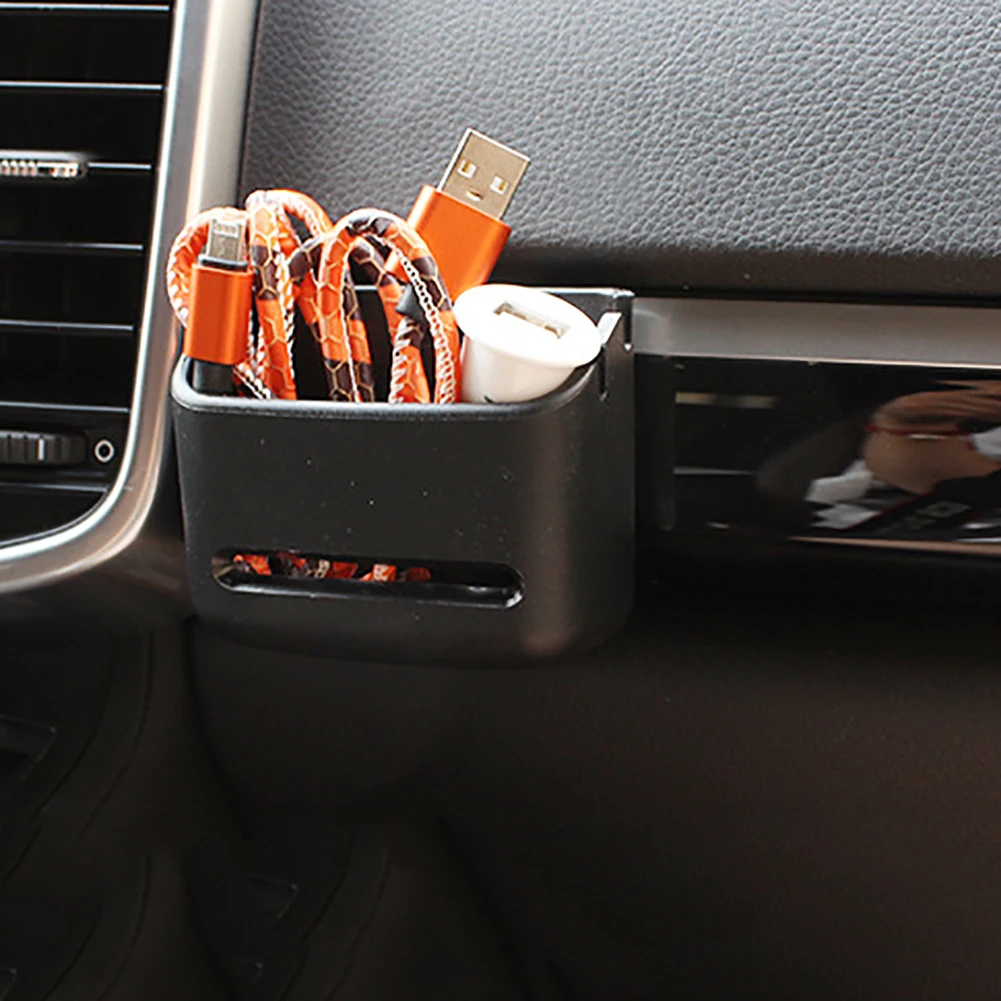 Универсальный автомобильный держатель для телефона, чехол для ключей, коробка для хранения монет, карманный органайзер