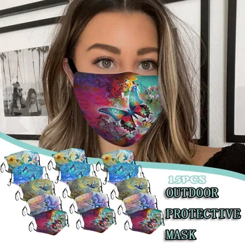 

15PCS Windproof Foggy Haze Anti-Spitting Protective Mask Free shipping