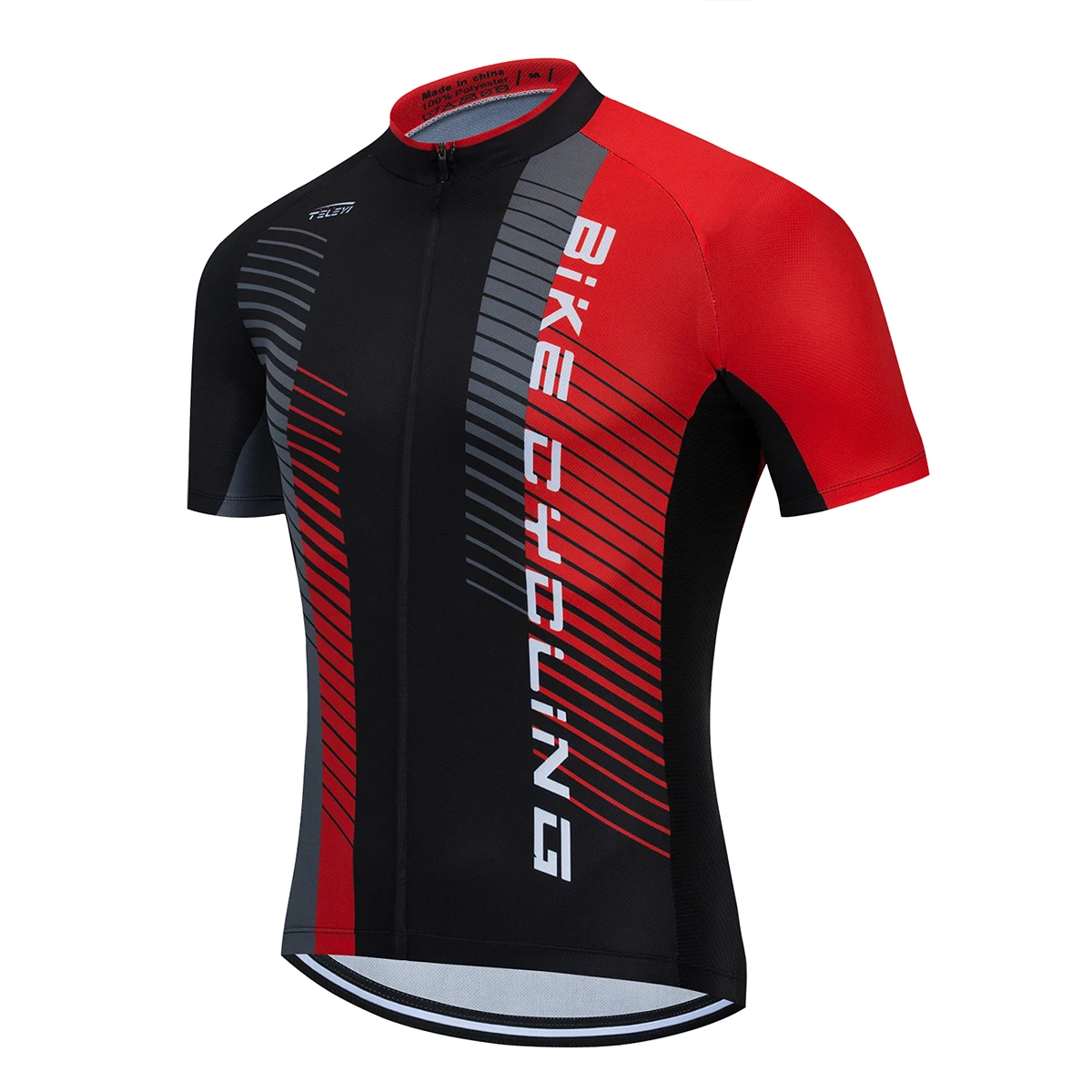 black and white cycling jersey
