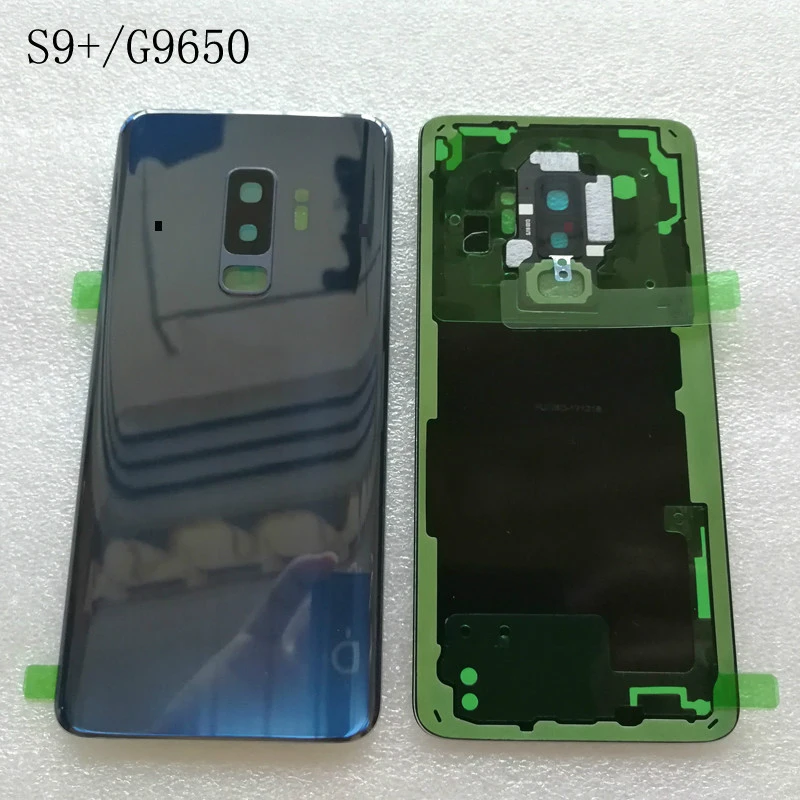 Для SAMSUNG Galaxy S9 Plus G965FGift+ Задняя стеклянная крышка для батареи, чехол для задней двери, чехол для SAMSUNG S9+ Задняя стеклянная крышка