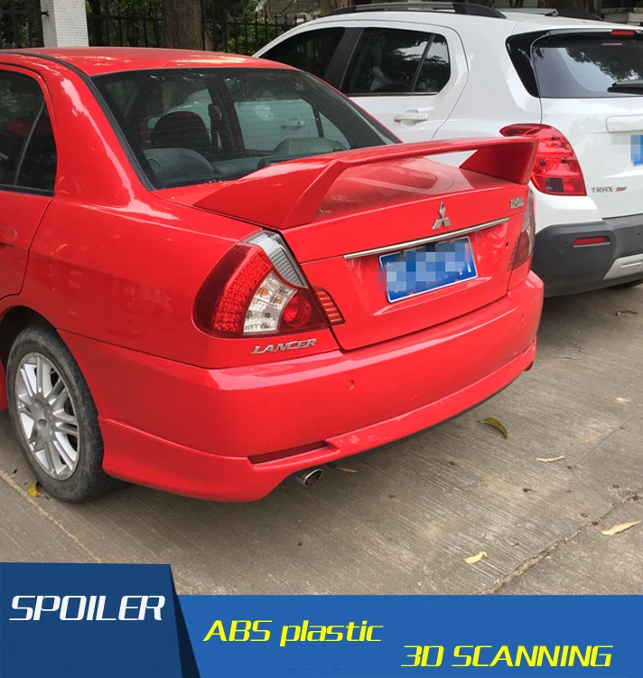 Спойлер для автомобиля Lancer большой задний спойлер из АБС-пластика Mitsubishi spiler 2005-2009