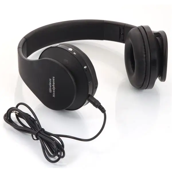 Black and Red Wireless Wire NX 8252 Sports Bluetooth Headphone with Mic for iPhone iPad PC
