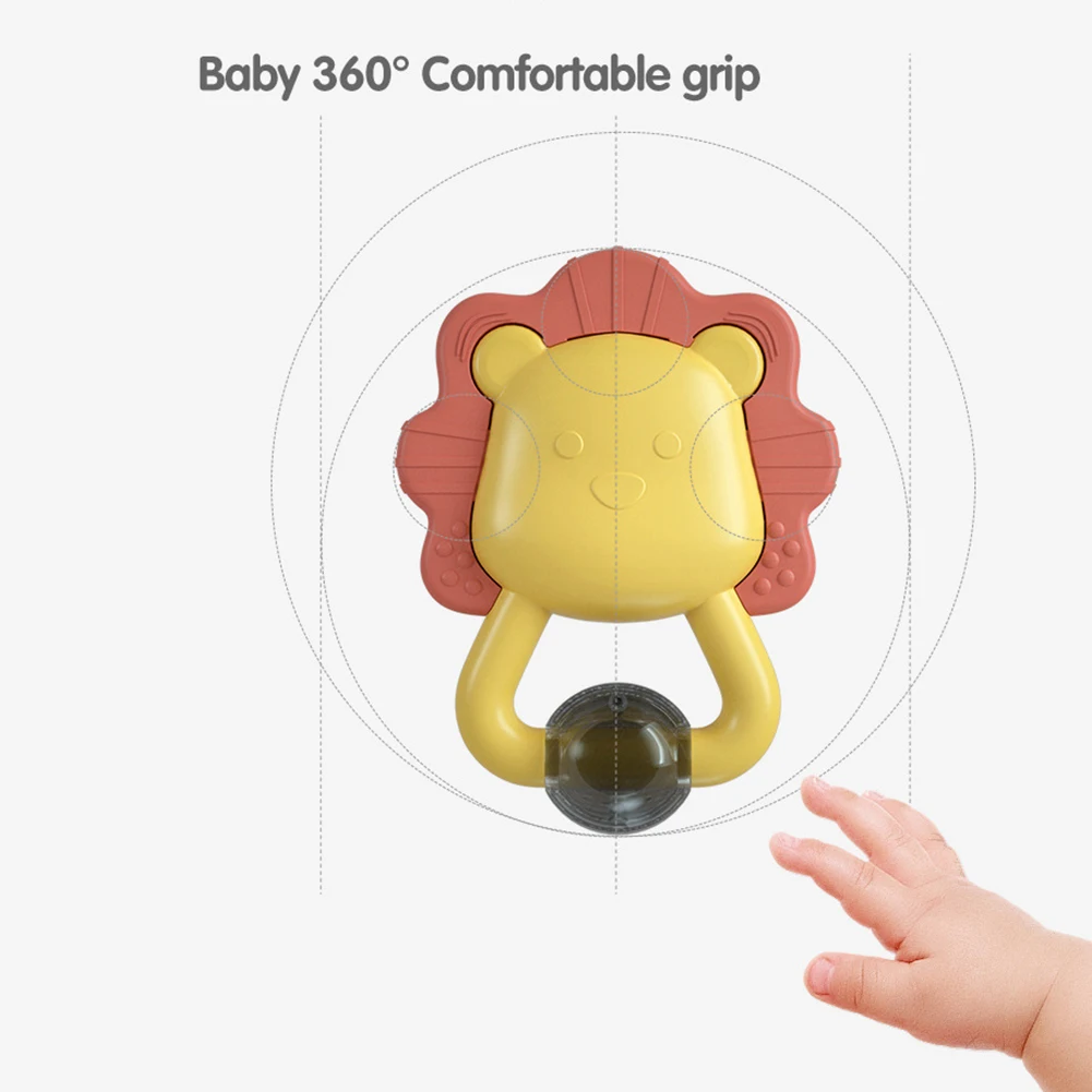 Tumama детская зимняя одежда для малышей из кожи с животными из мультфильмов, колокольчик Набор погремушек раннего образования игрушка-головоломка