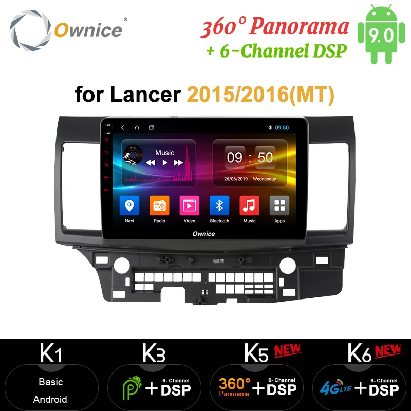Ownice 10 1 &quotAndroid 360 Pano ram a DSP 8core carplay Car DVD 64G ROM 4G RAM LTE SPDIF для MITSUBISHI LANCER X 2015 2016 |