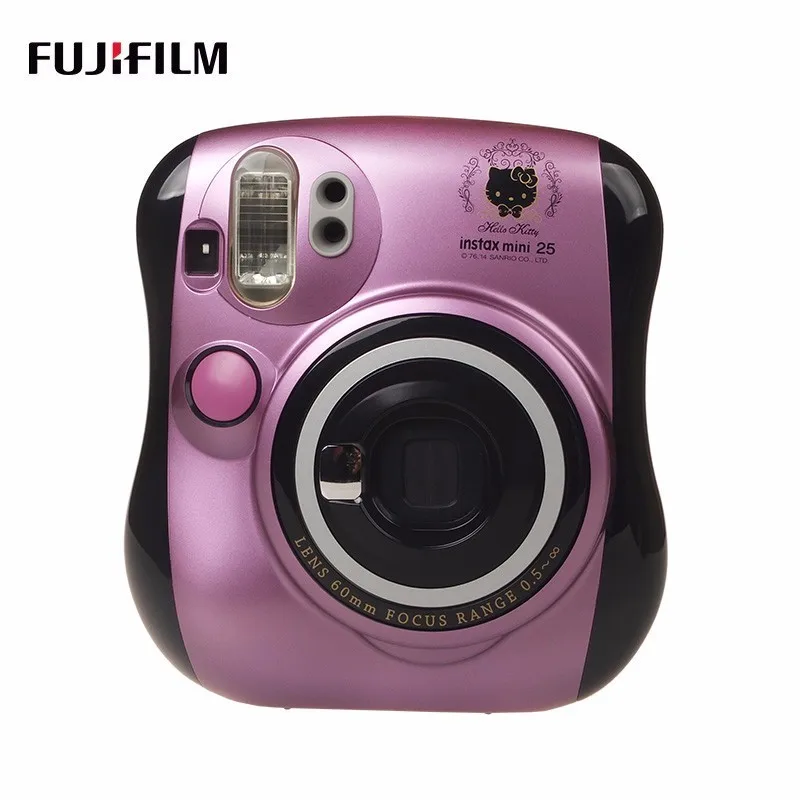 FUJIFILM Cheki Instant. camera Kumamon Instax 25 New F. S fujifilm instax mini плёночная камера instax mini 25 camera - Цвет: Kitty-Purple