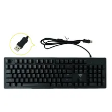 K11 RGB проводной механизм клавиатура мышь комплект костюм игры домашний офис ноутбук Настольный эргономичный водонепроницаемый костюм