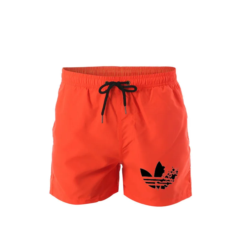 

JEI SHENG SHI TANG S 2019 Summer Shorts Men Women Quick Drying Short Casual Beach Shorts Mens Elastic Waist Printing10 Color
