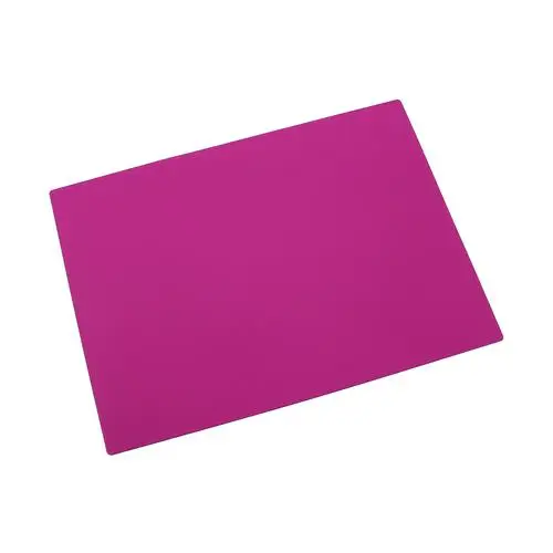 Rose red 1 шт. 11*8*0,04 дюймов квадратный Гладкий Силиконовый Подкладка держатель размещение коврик кухонные принадлежности коврик толстый - Цвет: Rose red