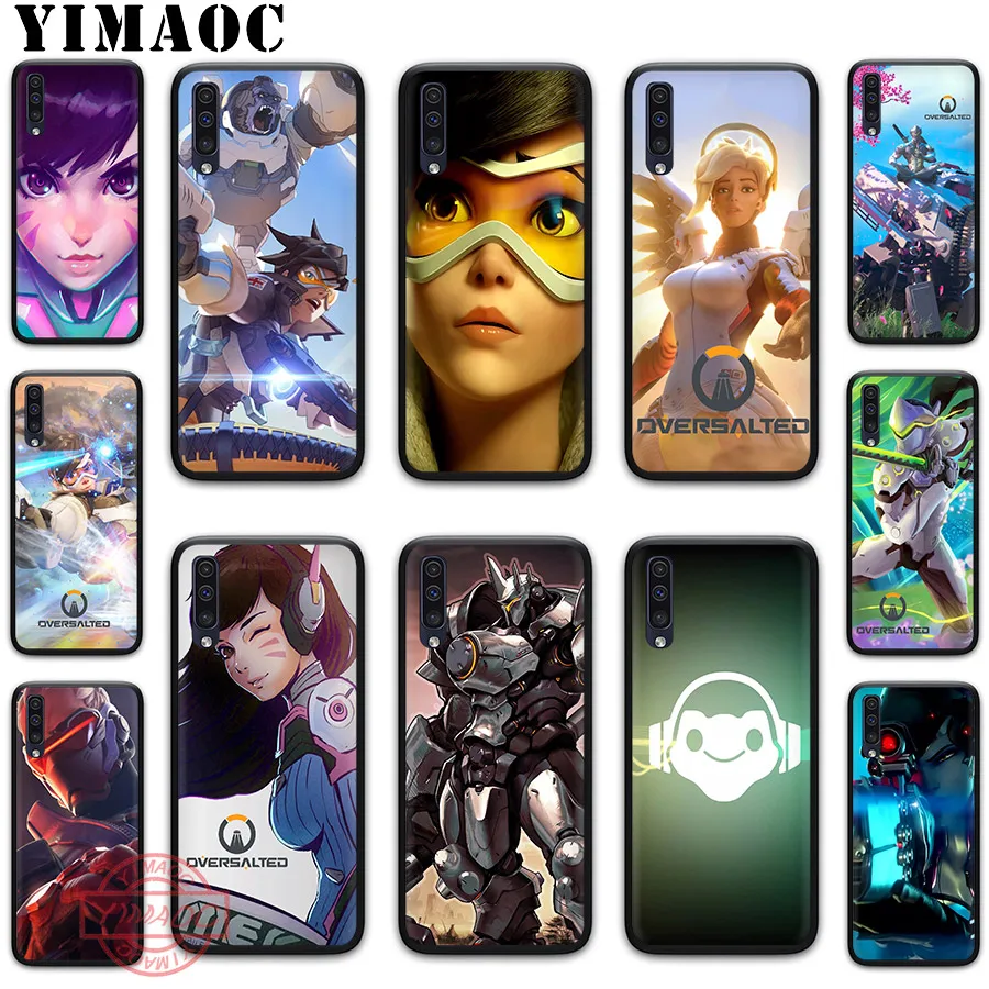 Чехол YIMAOC Overwatch Tracer 76 Pharah OW Genji для Samsung A10s A20s A30s A40s A50s A60 A70 A6 A7 A8 A9 J6 M10 M20 M30 40 чехлы |